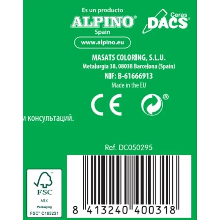 Alp-DA-125 12li Dacstrıx Mum Boya