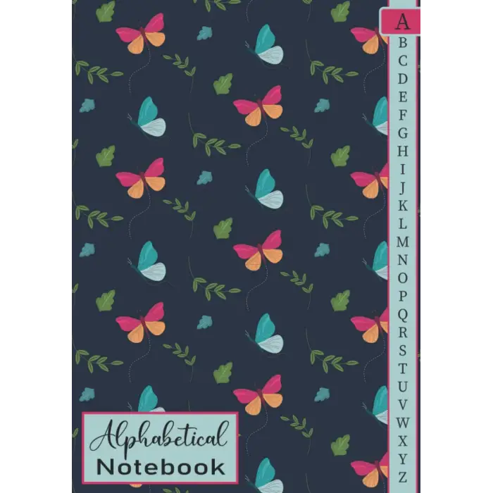 Alphabetical Notebook: 4 pages per letter; A4 Size; 105 pages. Large Lined-Journal Organizer with A-Z Tabs Printed, Alphabetic Notebook. a4 notebook ... Writing Note Taking Diary and Planner