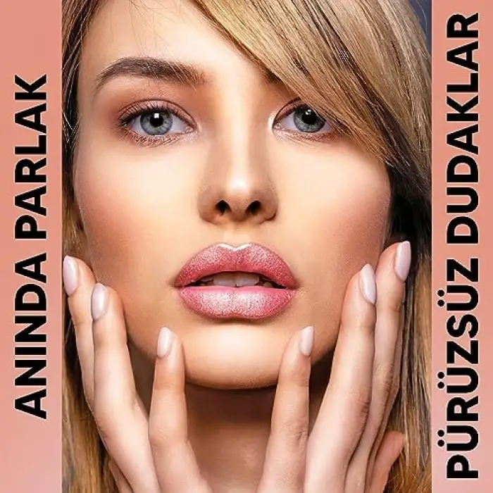 Altın Parçacıklı Dudak Parlatıcısı (Rose)