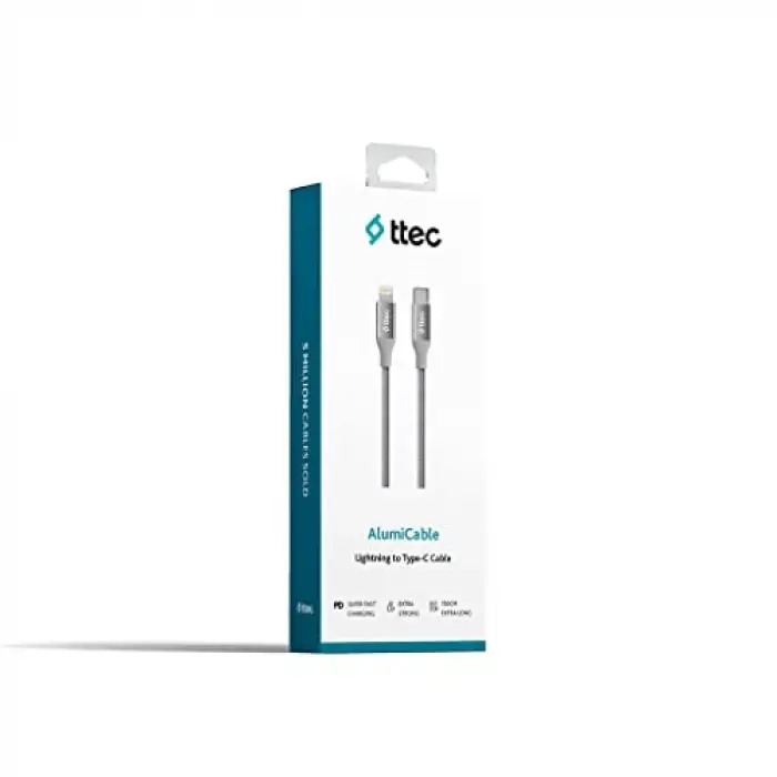 AlumiCable USB-C - Lightning Hızlı Şarj Kablosu 150 cm