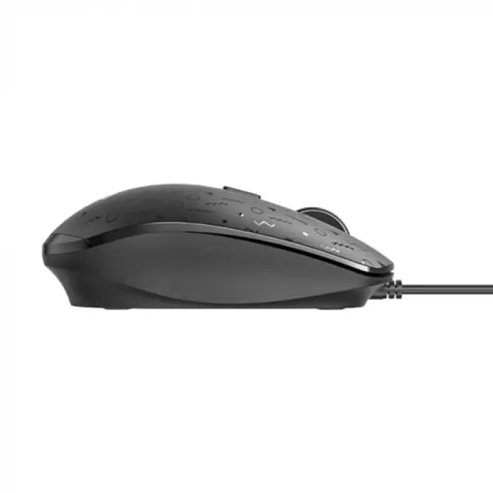 AM106 1000-1600-2000 DPI USB Kablolu Optik Mouse, Siyah