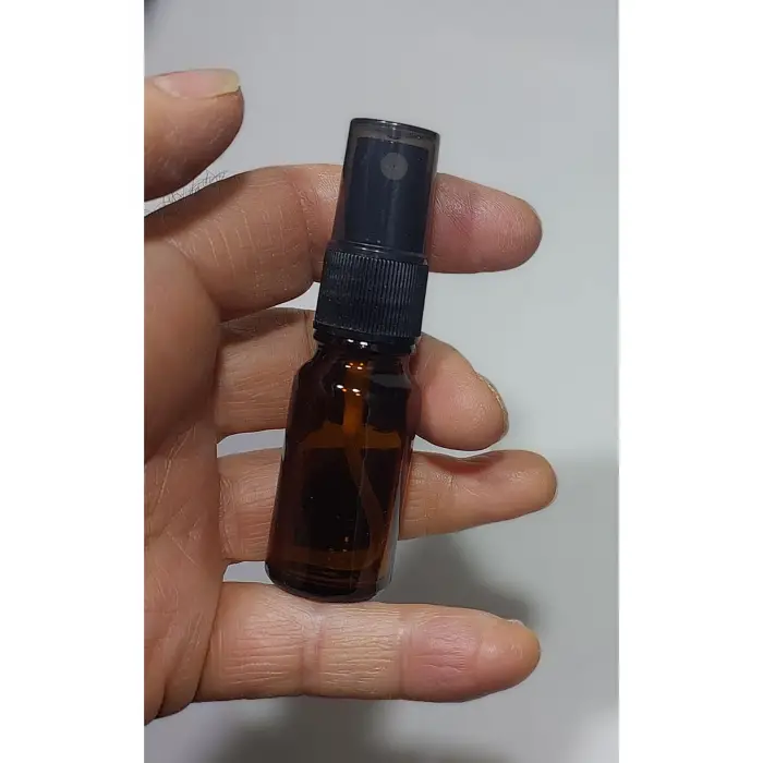 Amber Cam Şişe Sprey Başlıklı 10ml, 100amsp24