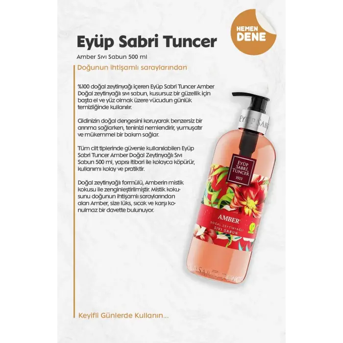 Amber Sıvı Sabun 500 ml