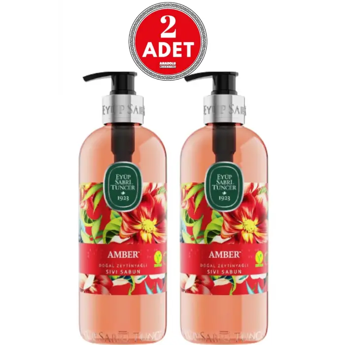 Amber Sıvı Sabun 500 ml x 2 Adet