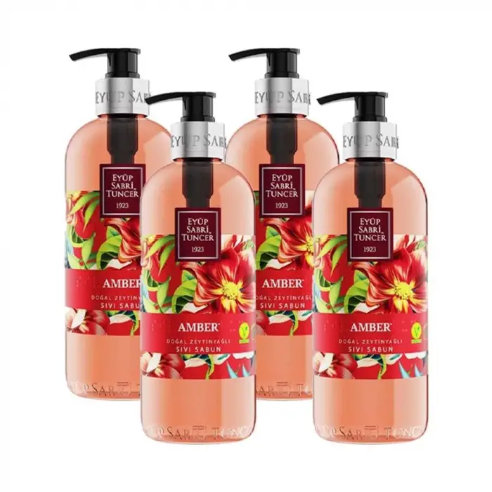 Amber Sıvı Sabun 500 ml x 4