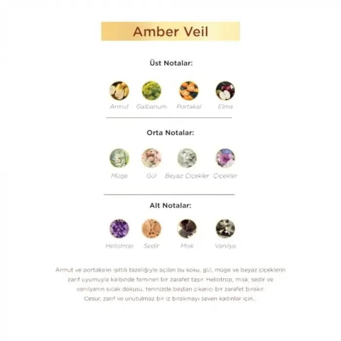 Amber Veil Kadın Parfümü 50 ml