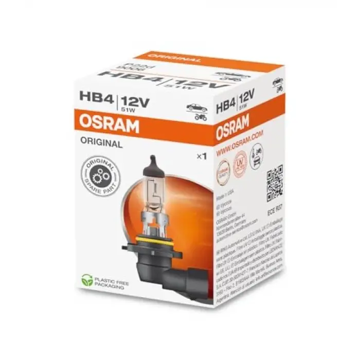 Ampul 12V Hb4 51W P22D 9006