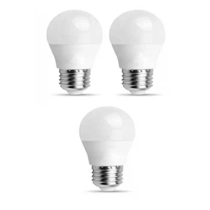 Ampul, 6W E27 Mini Top 3000K Sarı Işık 3 Adet