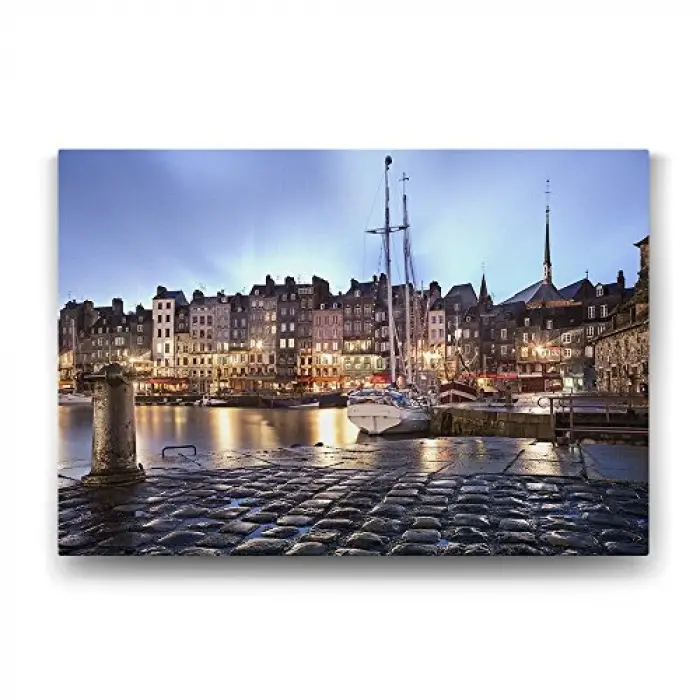Amsterdam İskele Tablosu - 75x50cm