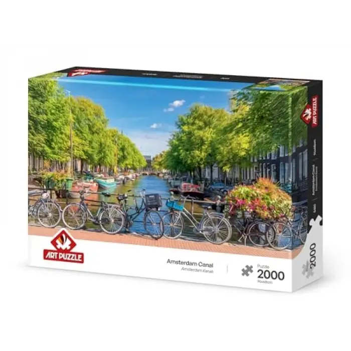Amsterdam Kanalı 2000 Parça Puzzle