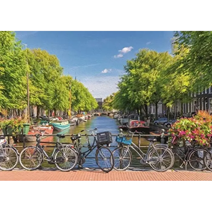 Amsterdam Kanalı 2000 Parça Puzzle