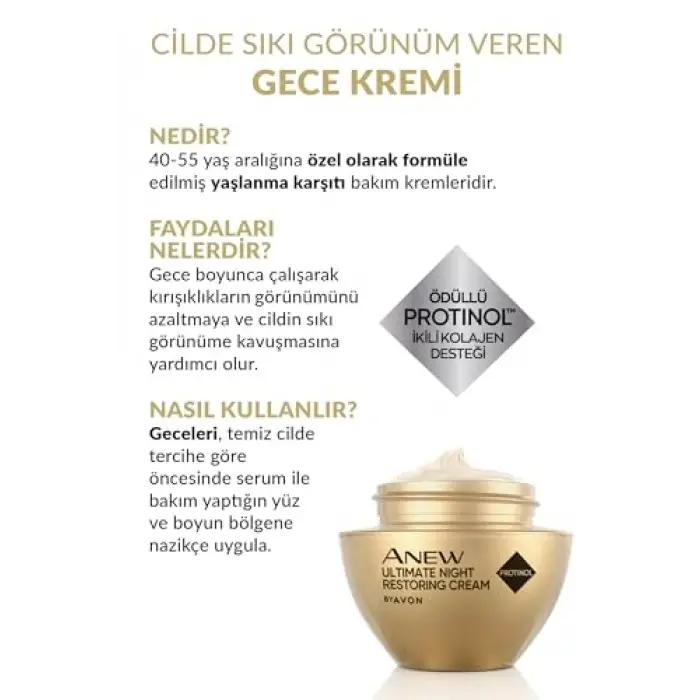 Anew Ultimate Multi-Performance Gece Kremi 50 Ml.