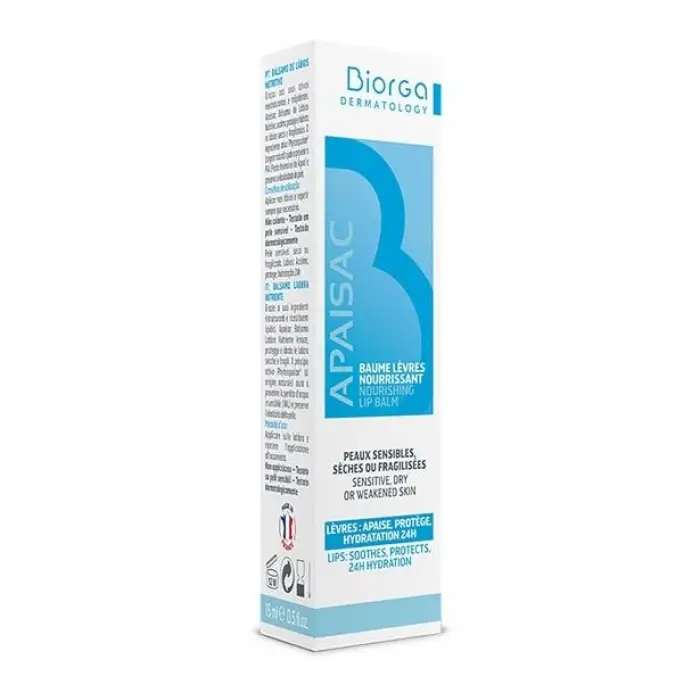 Apaisac Nourishing Lip Balm 15 ml