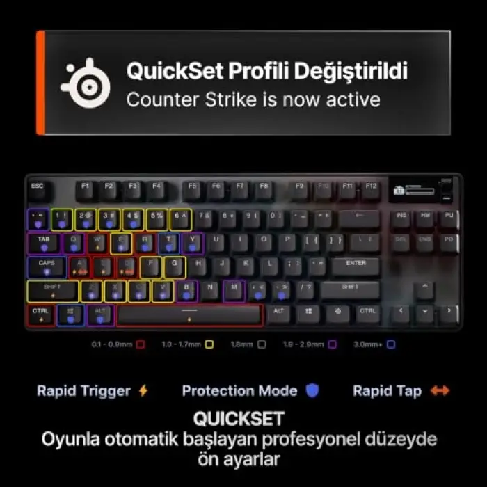Apex Pro TKL Gen 3 Gaming Klavye - UK
