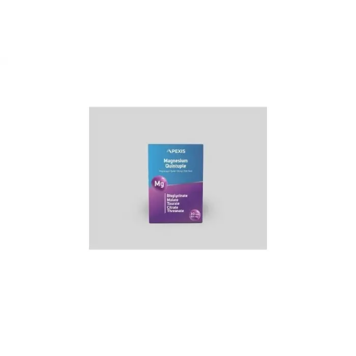 APEXİS MAGNESİUM QUİNTUPLE 30 LU