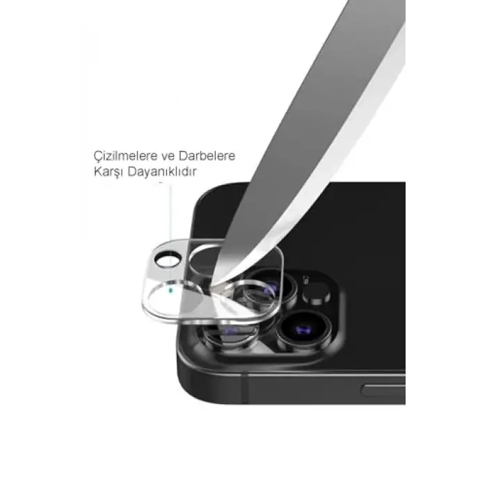 Apple iPhone 16 Pro Max Şeffaf Kamera Lens Koruma Camı