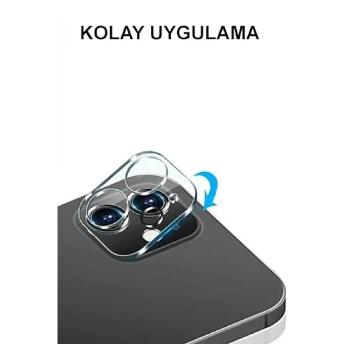 Apple iPhone 16 Pro Max Şeffaf Kamera Lens Koruma Camı