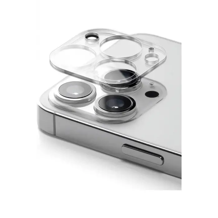 Apple iPhone 16 Pro Max Şeffaf Kamera Lens Koruma Camı