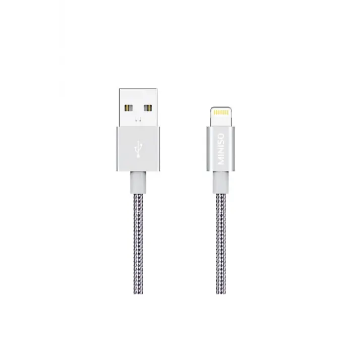 Apple Lightning Usb Şarj Kablosu 2.4A Gri