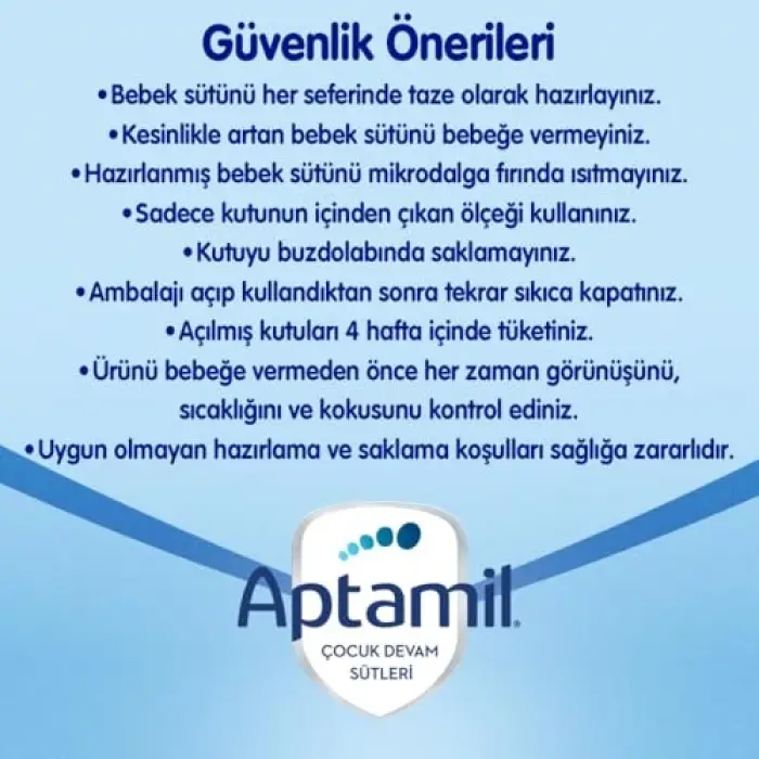 Aptamil 1 Bebek Sütü 1200 X 3 Adet 3600 Gr