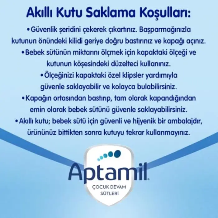 Aptamil 1 Bebek Sütü 800 Gr