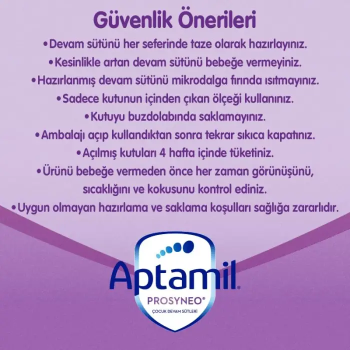 Aptamil Prosyneo 2 Prebiyotikli Probiyotikli Devam Sütü 400 Gr