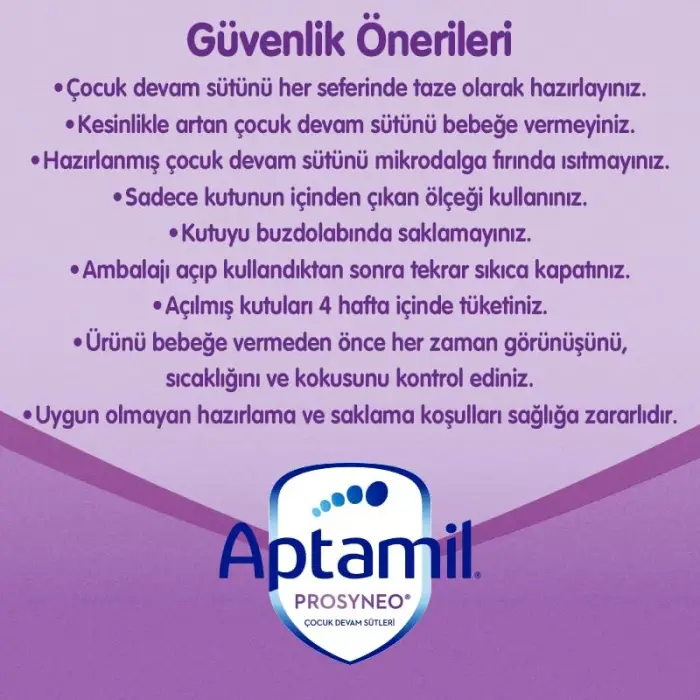 Aptamil Prosyneo 3 Prebiyotikli Probiyotikli Devam Sütü 400 Gr x 3