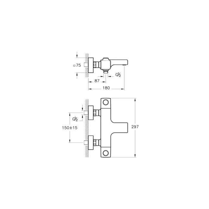 AquaHeat A47159 SS3 Banyo Bataryası, Krom