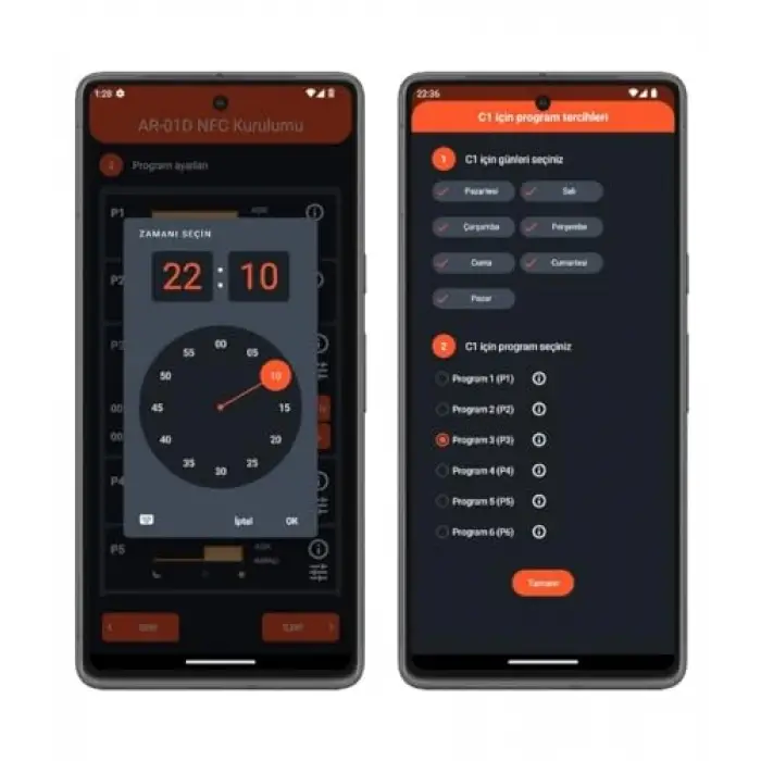 AR-01D-NFC Saati Astronomik Zaman