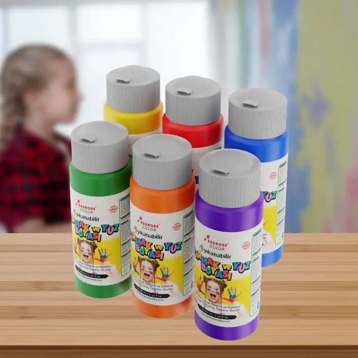 Ara Renkler Parmak Boyası 6lı Set 6x60 ml