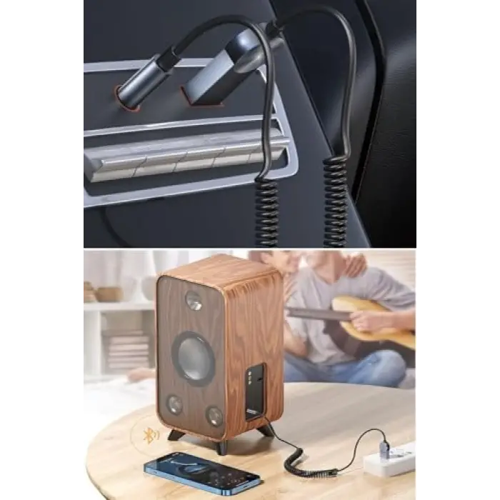 Araba Için Bluetooth Aux Alıcısı Wireless Araç Kiti