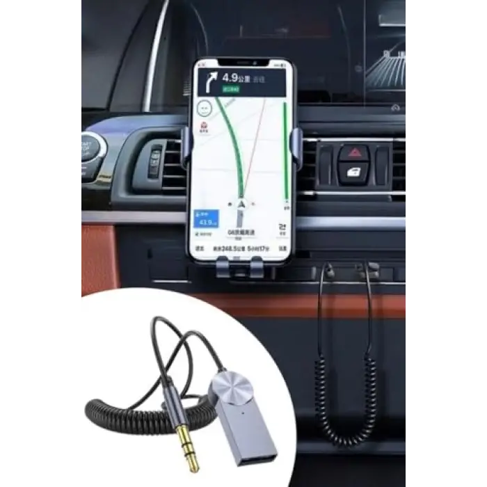Araba için Bluetooth Aux Alıcısı Wireless Araç Kiti