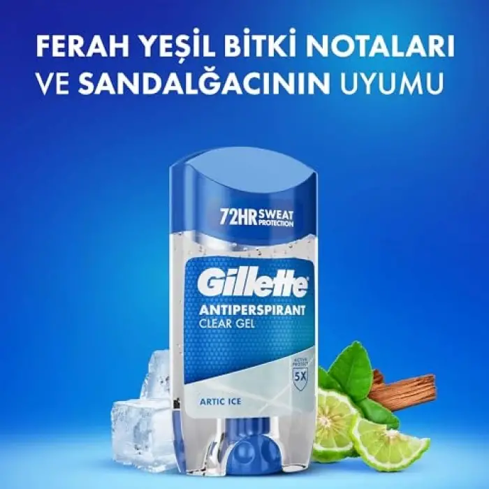 Arctic Ice Terlemeyi Önleyici Şeffaf Jel Deodorant 70 ml