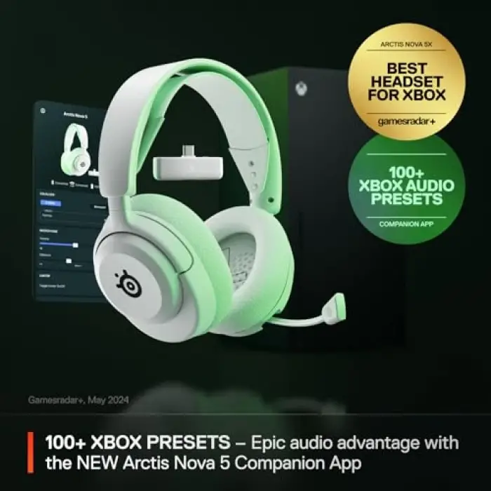 Arctis Nova 5X Oyuncu Kulaklığı, Beyaz