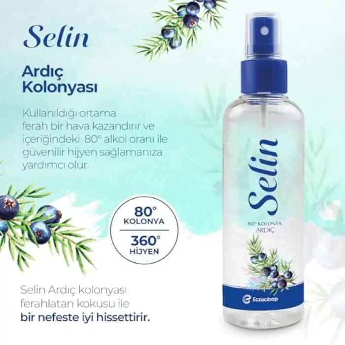 Ardıç Kolonya Spreyi 100 ml, 2li Paket