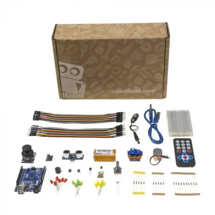Arduino Tabanlı Uno Pro Başlangıç Seti (E-Kitap Hediyeli ve Videolu)