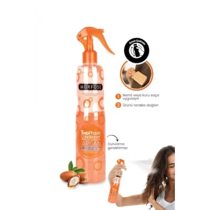 Argan İçerikli Fön Suyu Turuncu 400 Ml