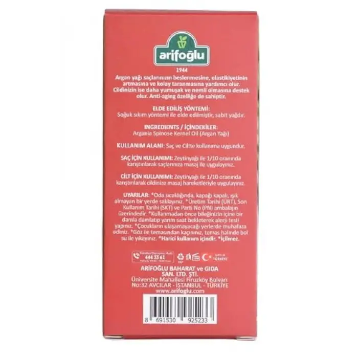 Argan Yağı 10 ml