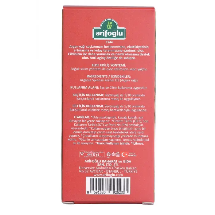 Argan Yağı 10 ml