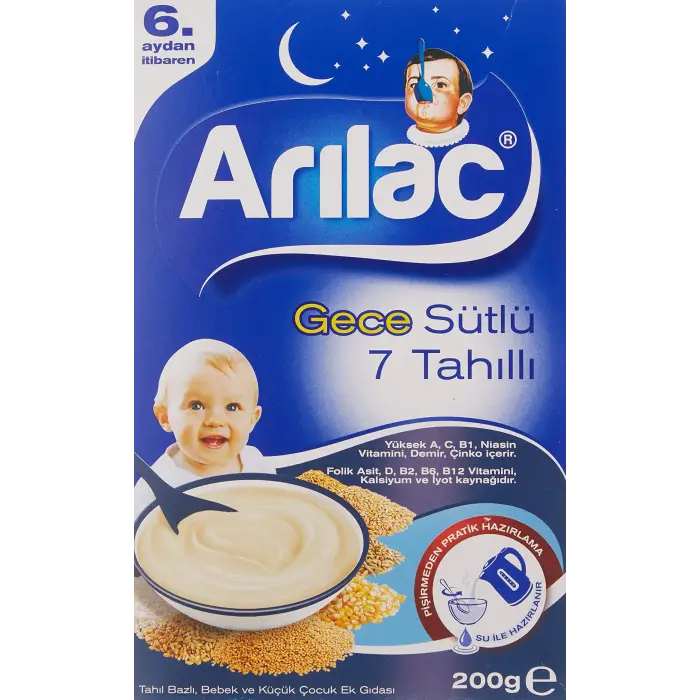 Arılac Instant Ek Gıda 7 Tahıllı Gece 200 G