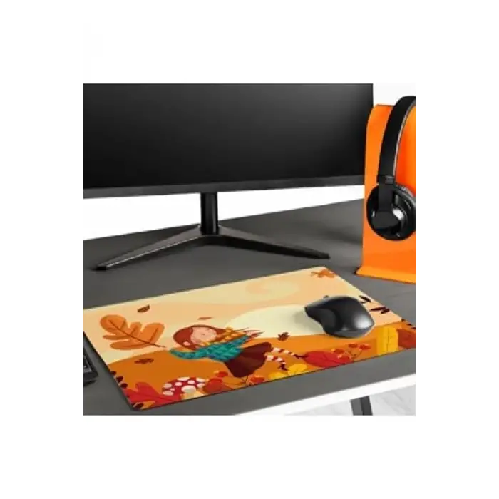 Arkadaşa Hediye Sonbahar Tasarımlı Mousepad, 40x30