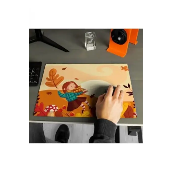Arkadaşa Hediye Sonbahar Tasarımlı Mousepad, 40x30