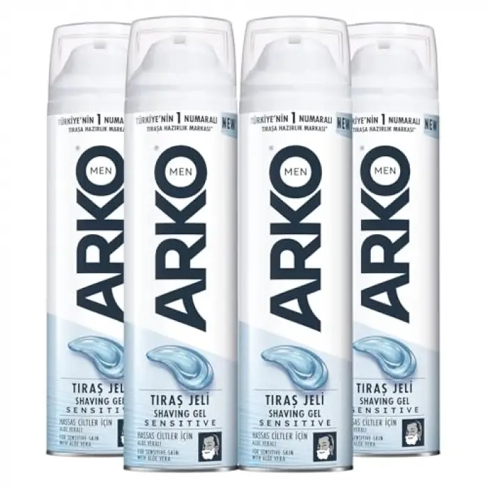 Arko Men Sensitive Tıraş Jeli 4x200ml