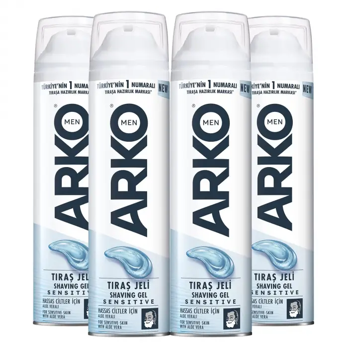 Arko Men Sensitive Tıraş Jeli 4x200ml