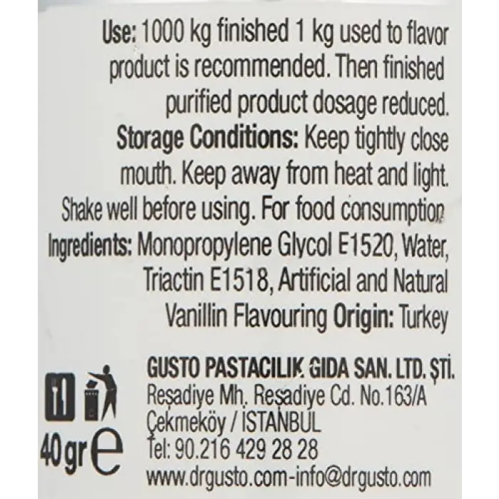 Aroma Verici Vanilya 40 g
