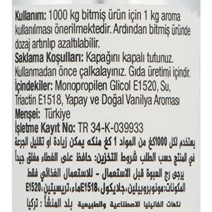 Aroma Verici Vanilya 40 g