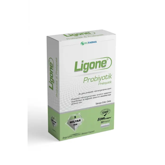 Aromasız Probiyotik, 30 Kapsül, Renkli