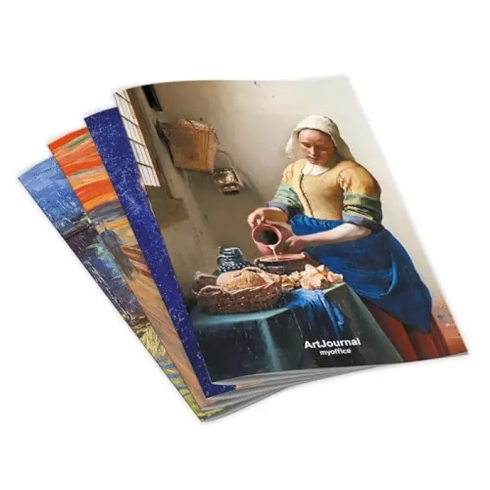 Art Journal 4lü A5 Çizgili Defter Seti