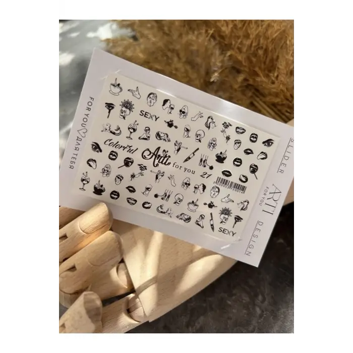 Arti 21 Tırnak Stickerı