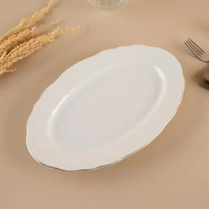 Aryıldız Tiffany Kayık Tabak 25 cm